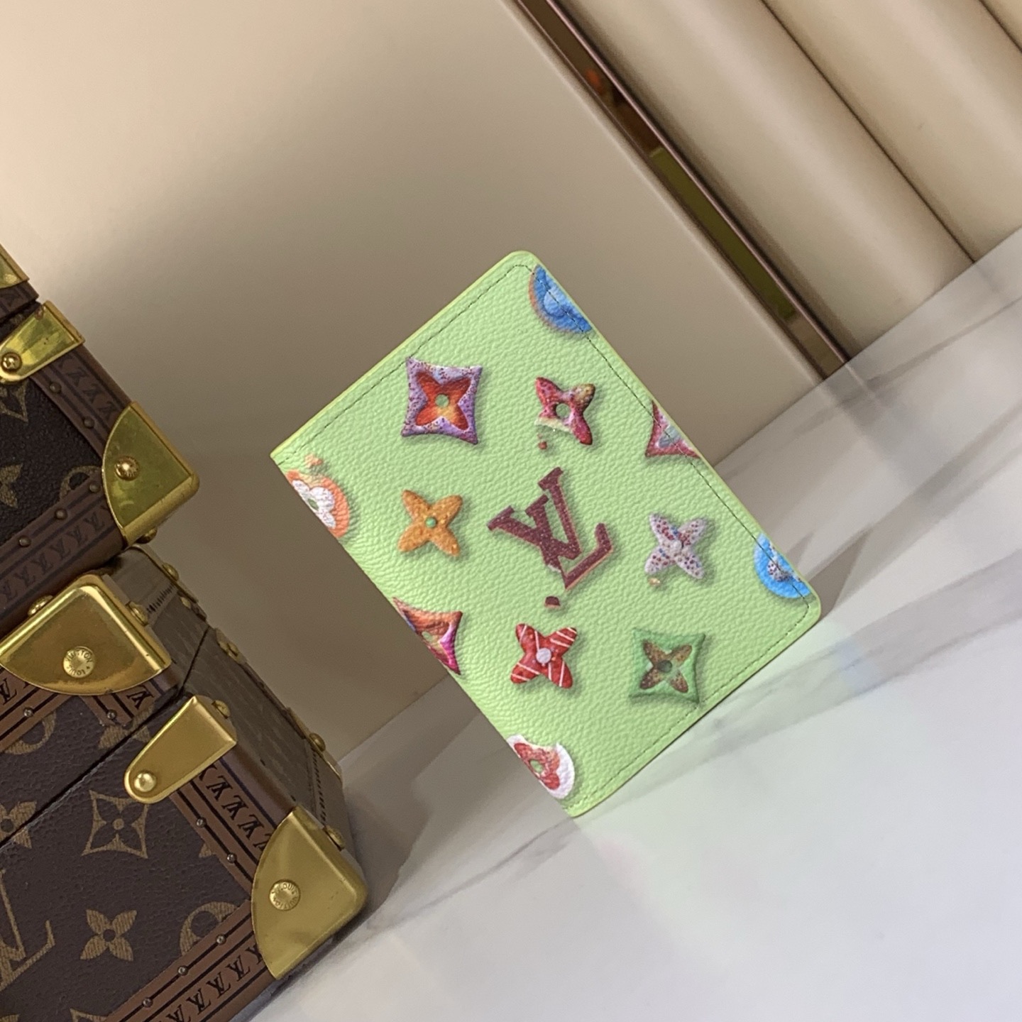LV Style Beige Canvas Card Holder Bags Card Holder detail image 3 from source 770243
