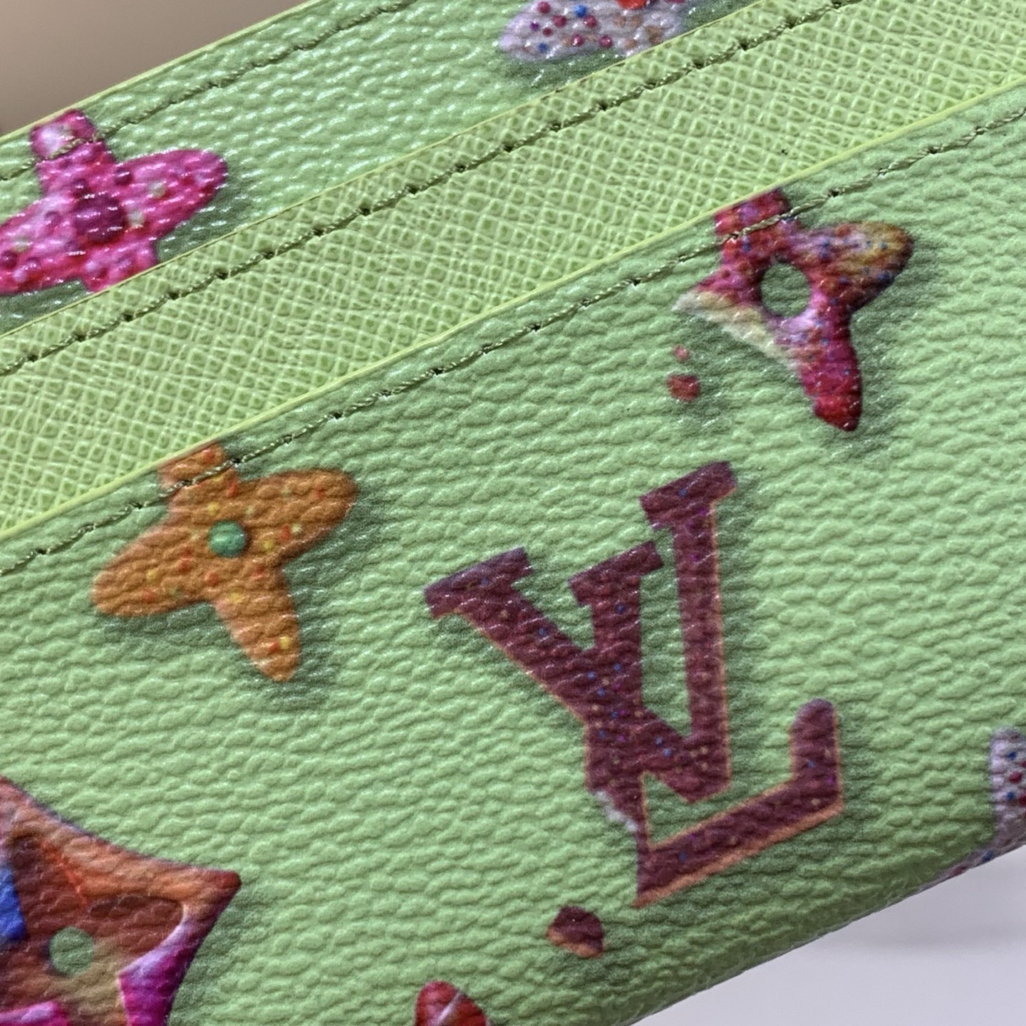 LV Style Beige Canvas Card Holder Bags Card Holder detail image 5 from source 770244
