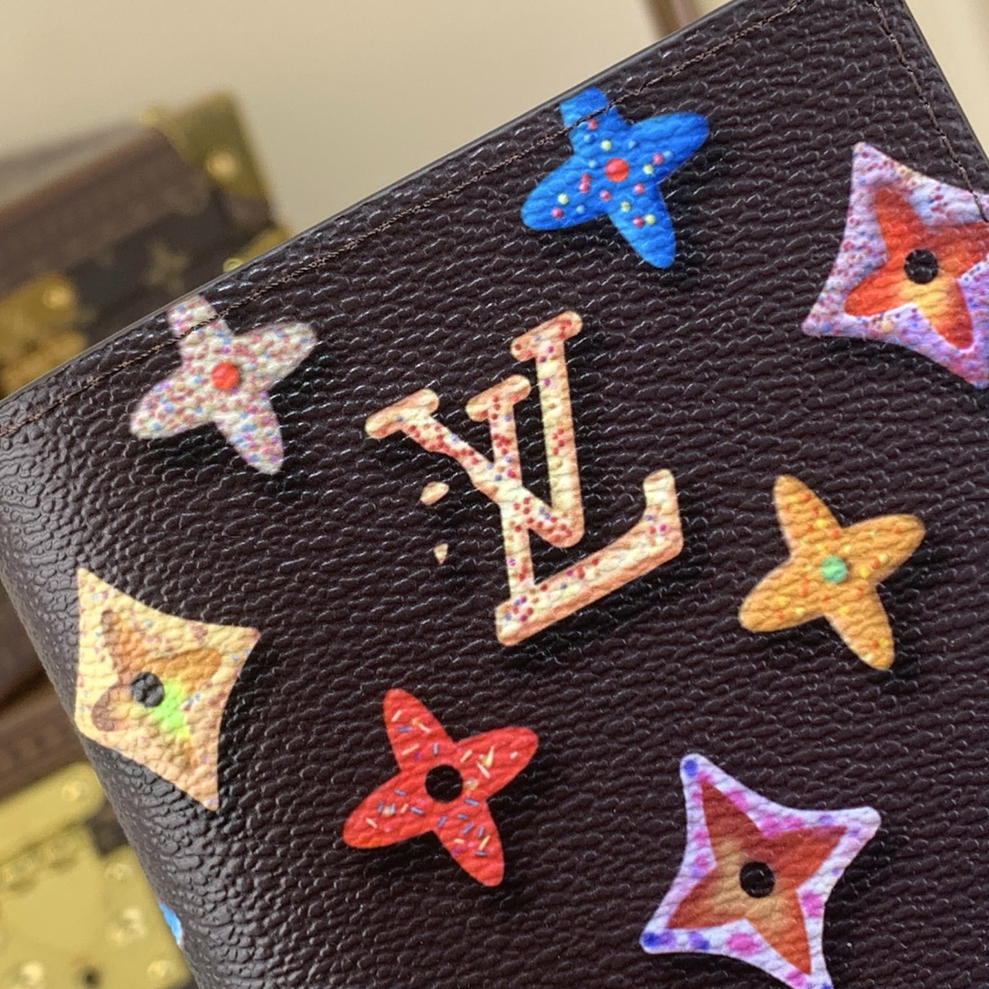 LV Style Beige Leather Wallet Bags detail image 5 from source 770245