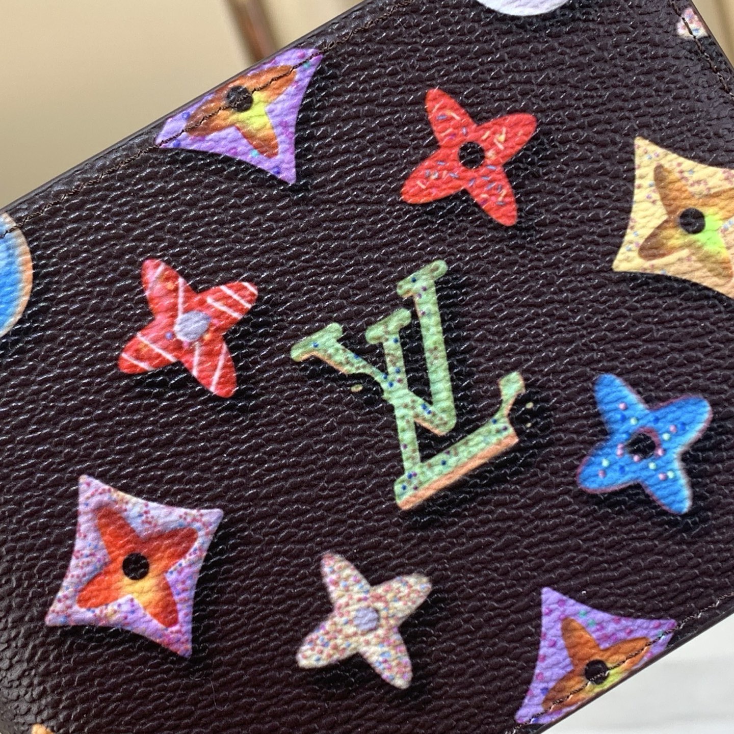 LV Style Beige Leather Wallet Bags detail image 5 from source 770246