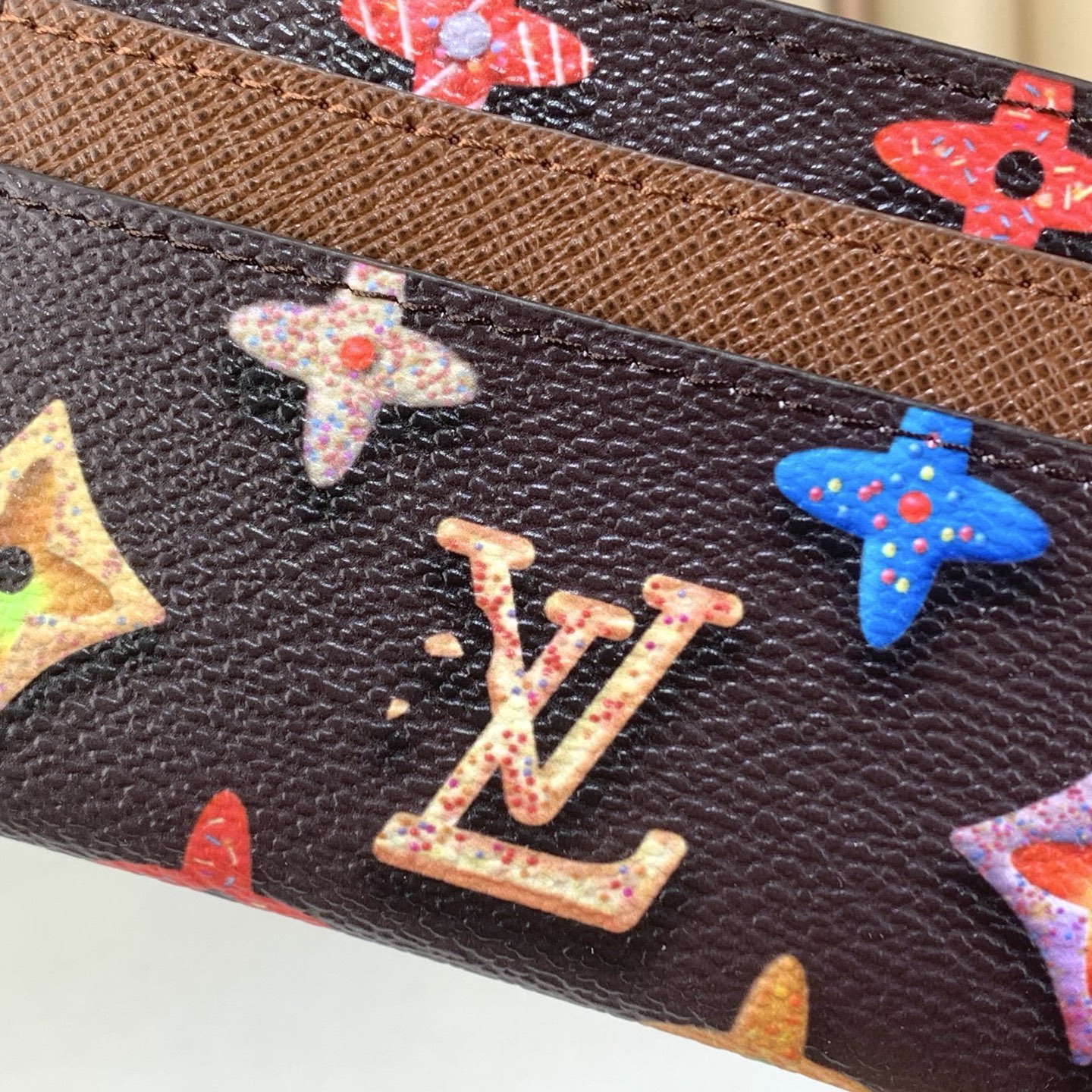 LV Style Beige Canvas Card Holder Bags Card Holder detail image 5 from source 770248