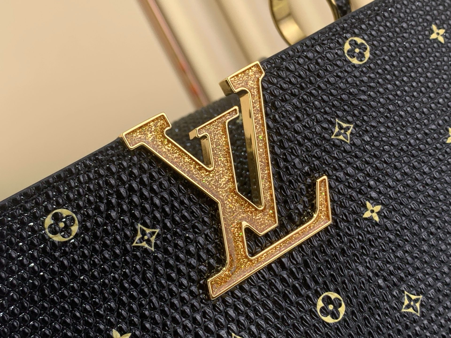 LV Style Black Leather Top Handle Bag style reference detail image 5 from source 770258