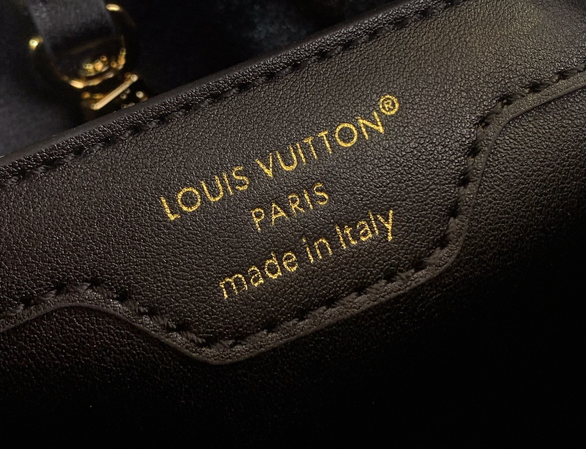 LV Style Black Leather Top Handle Bag style reference detail image 8 from source 770258