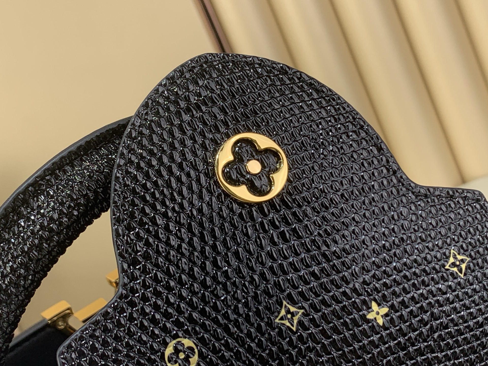 LV Style Black Leather Top Handle Bag style reference detail image 7 from source 770258