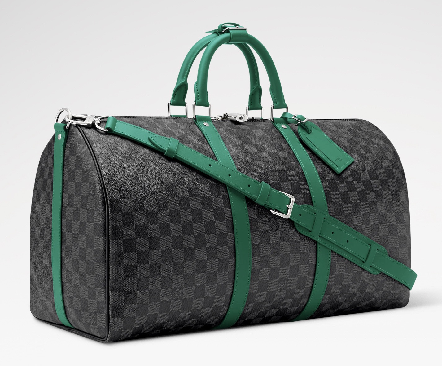LV Style Black Leather Travel Bag style reference detail image 2 from source 770271