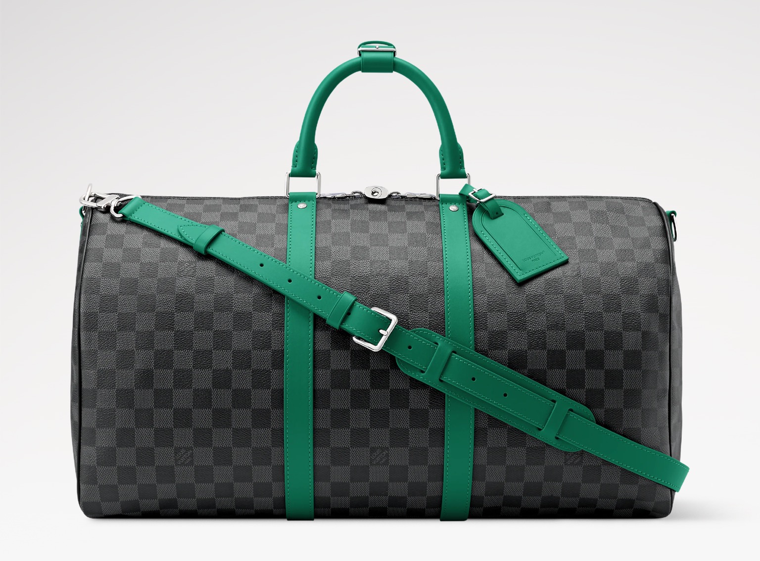 LV Style Black Leather Travel Bag style reference detail image 1 from source 770271