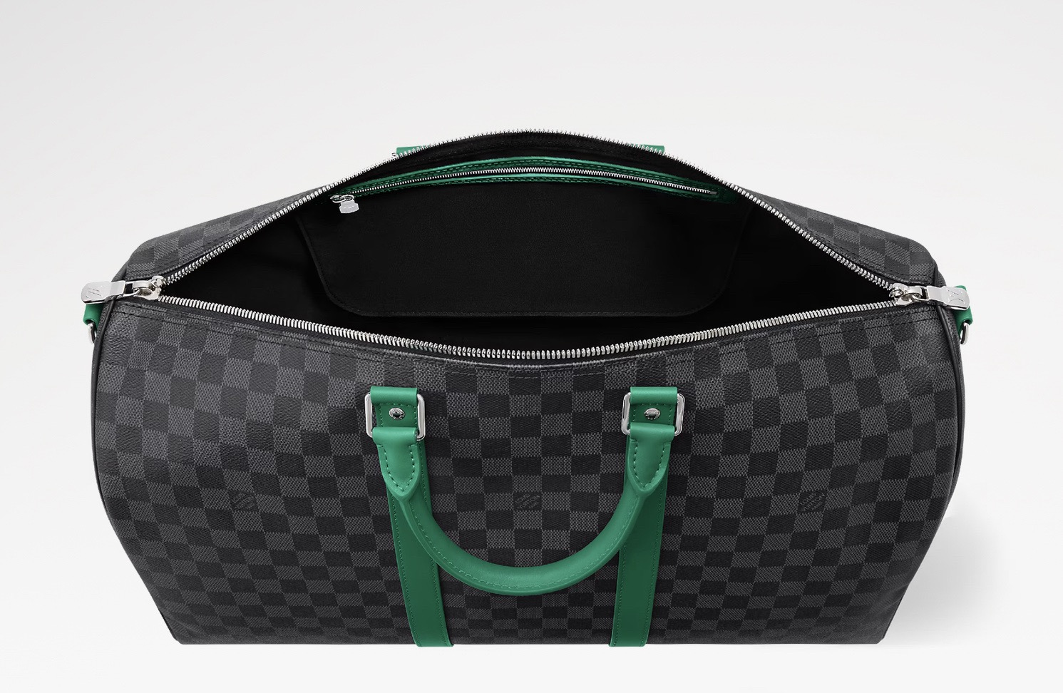 LV Style Black Leather Travel Bag style reference detail image 3 from source 770271