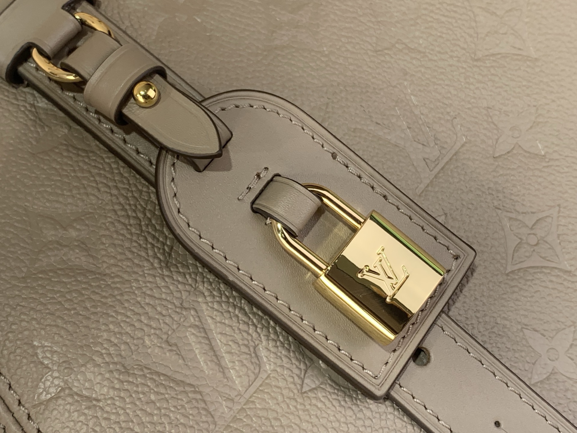 LV Style Grey Leather Tote Bag style reference detail image 5 from source 770270