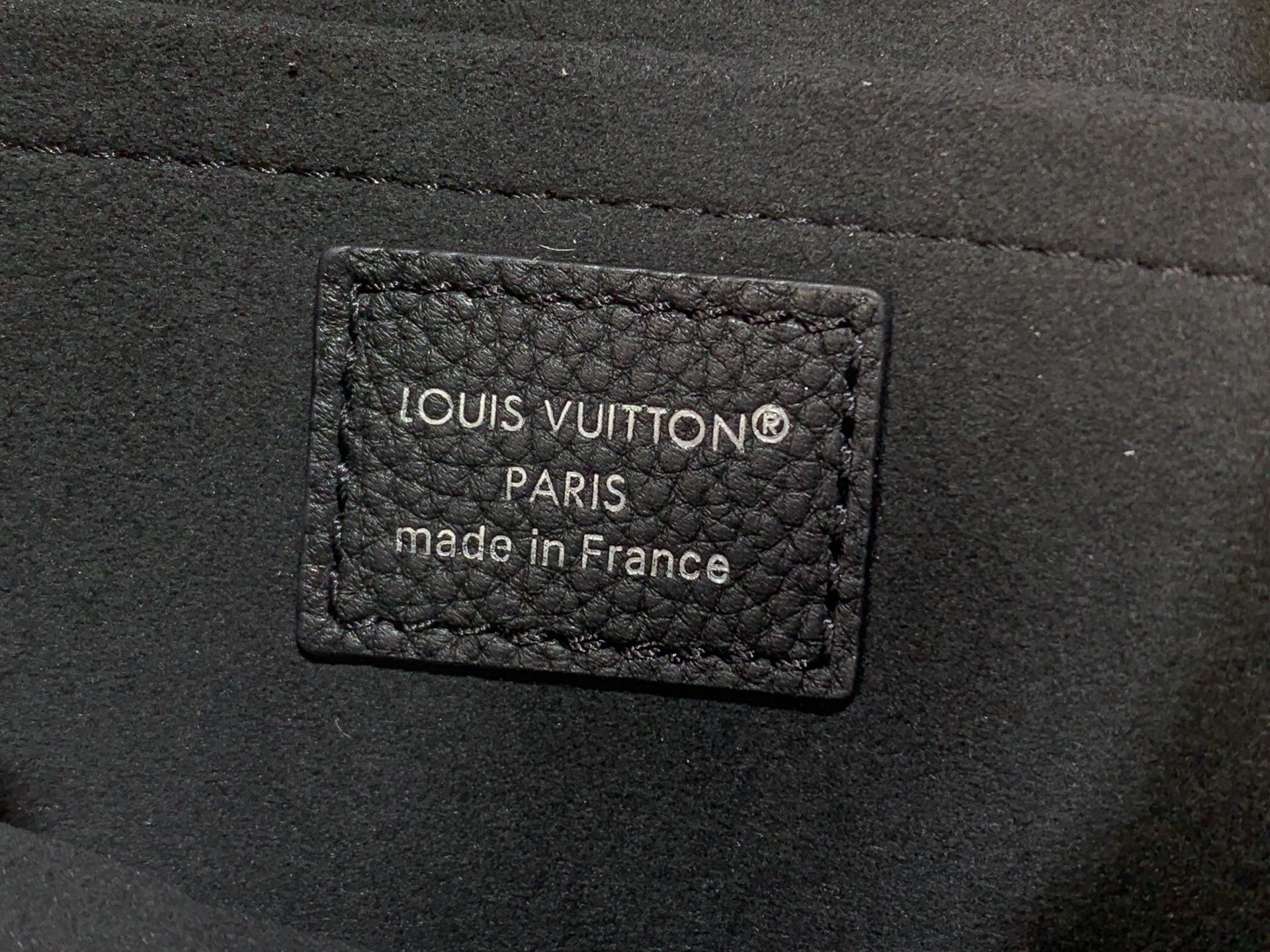 LV Style Black Leather Top Handle Bag style reference detail image 8 from source 770274