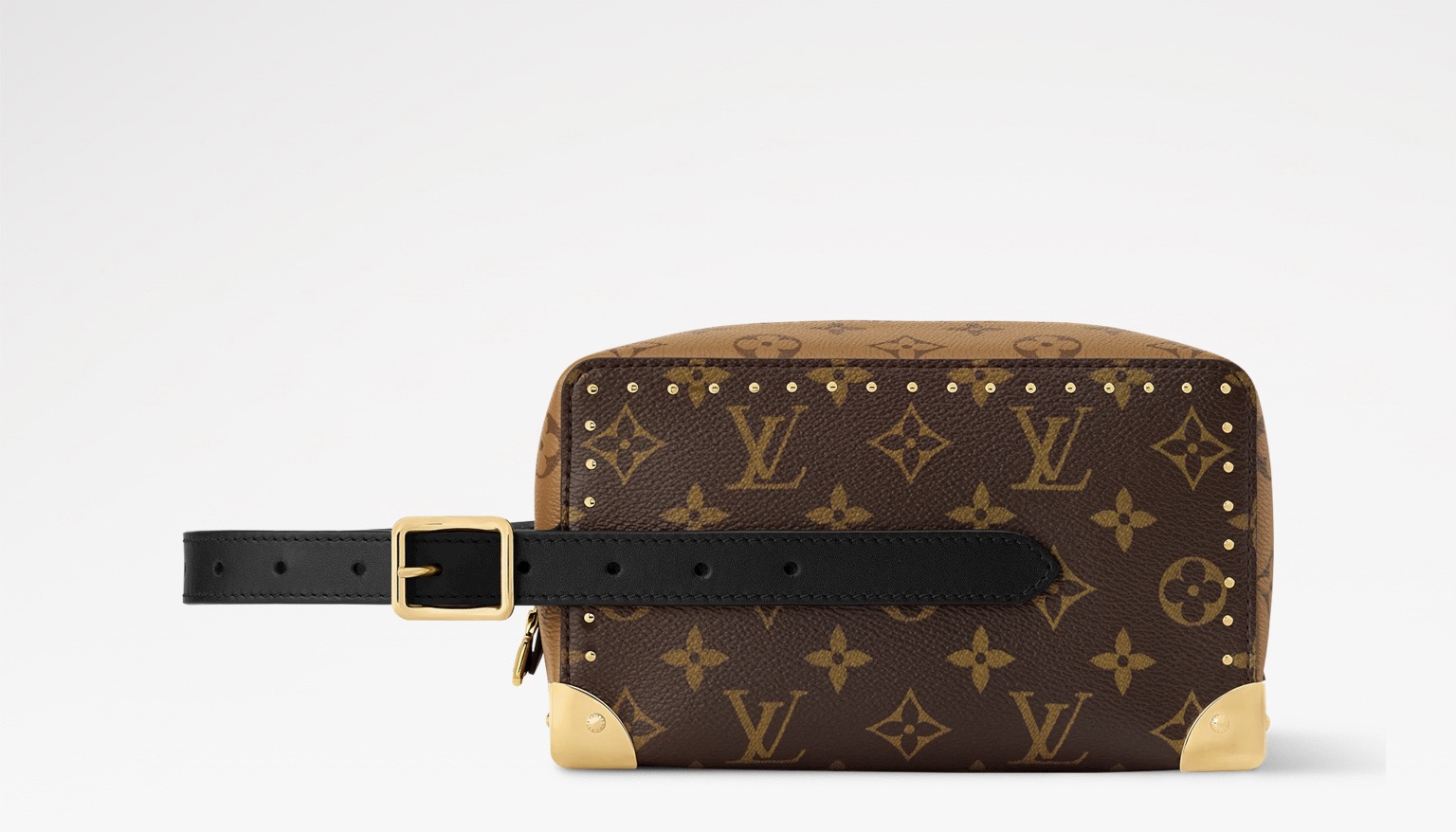 NO:762996,Top original item [LOCKER DO KIT handbag] m29313 Rivet Creative Director Nicolas Ghesquière presents the Locker Do Kit ms handbag, made of Monogram coated canvas. This design follows the original iconic side buckle strap, with newly added metal reinforced corners and rivets to pay tribute to the brand's long heritage of handbag craftsmanship. The Monogram Reverse pattern microfiber lining is the finishing touch to the overall design. Size 19 x  11 x 10 cm 4215055 (length x height x width),,versace19860909顶级原单【LOCKER DO KIT 手袋】 m29313 铆钉 创意总监 Nicolas Ghesquière 倾呈 Locker Do Kit ms手袋,撷取 Monogram 涂层帆布打造.本款设计沿袭原作标志性侧面搭扣饰带,新添金属加固包角与铆钉,致敬品牌传承悠久的手袋工艺.Monogram Reverse 图案微纤维内衬为整体设计点睛. 尺寸19 x 11 x 10 厘米 4215055 (长度 x 高 x 宽),,versace,Bag