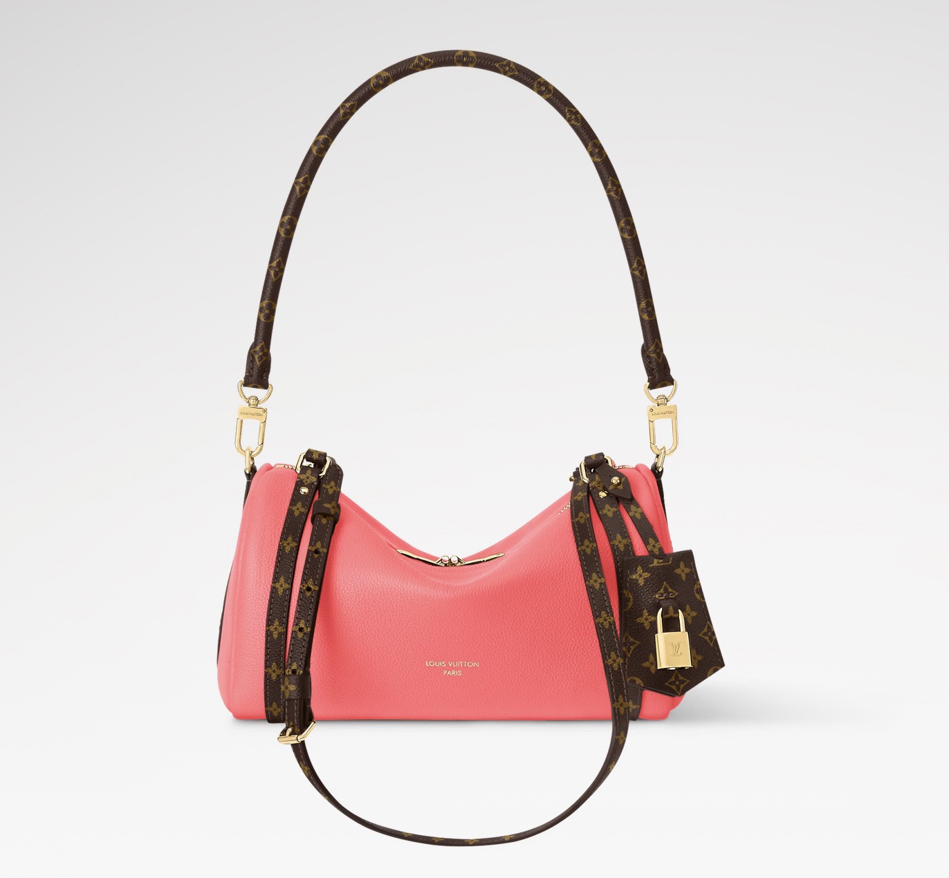 NO:763006,Top original order [EXRESS Small Handbag] m29392 Rouge Powder This Exress small handbag can be called an urban luxury product. Its design is inspired by the brand's classic Keeall ys travel bag. It is carefully made of fine cow leather and decorated with Monogram  Classic pattern edging and lining, paired with metal hardware and the iconic key bag and padlock, show the essence of Louis Vuitton's travel tradition. The compact size is just right to store daily belongings, and can be switched with multiple carrying methods to suit modern urban life. Dimensions 17 x 13.5 x 26 cm 7018085 (height x width x length),,louis vuitton,cowhide19860909顶级原单【EXRESS 小号手袋】m29392 胭脂粉 本款 Exress 小号手袋堪称都市臻品,其设计灵感源自品牌经典 Keeall ys旅行袋.选用细腻牛皮革精心打造,饰以 Monogram 经典花纹镶边与内衬,搭配金属件及标志性钥匙包与挂锁,尽显路易威登旅行传统的精髓.精巧尺寸恰能收纳日常随身物件,多种背法随心切换,契合现代都市生活. 尺寸17 x 13.5 x 26 厘米 7018085 (高 x 宽 x 长度),,louis vuitton,cowhide,Bag