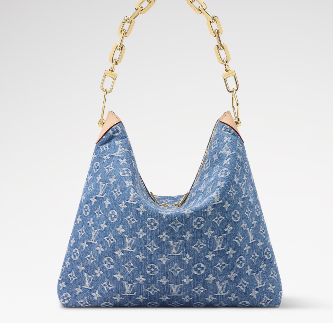 NO:767619,【Sac Coussin Hobo handbag】 m28331 blue/denim,19860909【Sac Coussin Hobo手袋】 m28331 蓝色/牛仔,,Bag