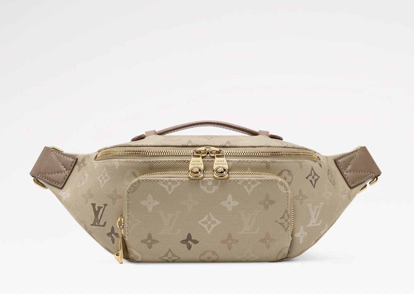 NO:812333,[RUSH waist bag] m29274 apricot gray/gradient silk screen,19860909【RUSH 腰包】 m29274 杏灰色/渐变丝印,,Bag