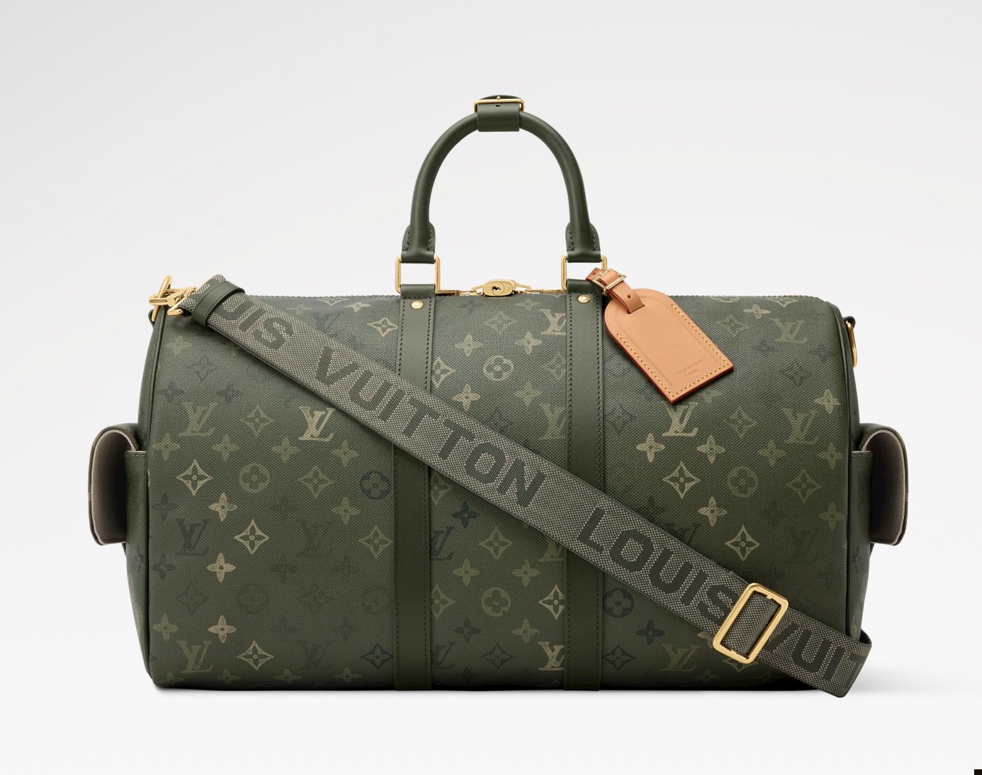 NO:812225,[KEEALL BANDOULIRE 45 travel bag] m29158 military green/silk screen,19860909【KEEALL BANDOULIRE 45 旅行袋】 m29158 军绿色/丝印,,Bag