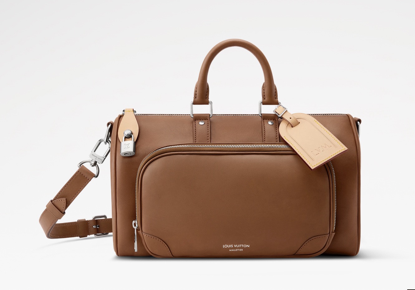 NO:812286,Top original item [KEEALL CARGO BANDOULIRE 35 handbag] m28100 brown/full leather This Keeall Cargo Bandoulière 35 Jm handbag is made of lightly polished soft cow leather, and then uses classic cow leather to create the nameplate and zipper puller, with jacquard lining and zipper front pocket. The top handle and detachable and adjustable shoulder strap allow for flexible carrying. Size 35.5 x 21 x 22  cm 991981000 (length x height x width),,cowhide19860909顶级原单【KEEALL CARGO BANDOULIRE 35 手袋】 m28100 棕色/全皮 本款 Keeall Cargo Bandoulière 35 Jm手袋取材经过轻微打磨的柔软牛皮革,再以经典牛皮革打造名牌和拉链头,搭配提花内衬和拉链前袋.顶部手柄和可拆卸并调节的肩带实现灵活背携. 尺寸35.5 x 21 x 22 厘米 991981000 (长度 x 高 x 宽),,cowhide,Bag
