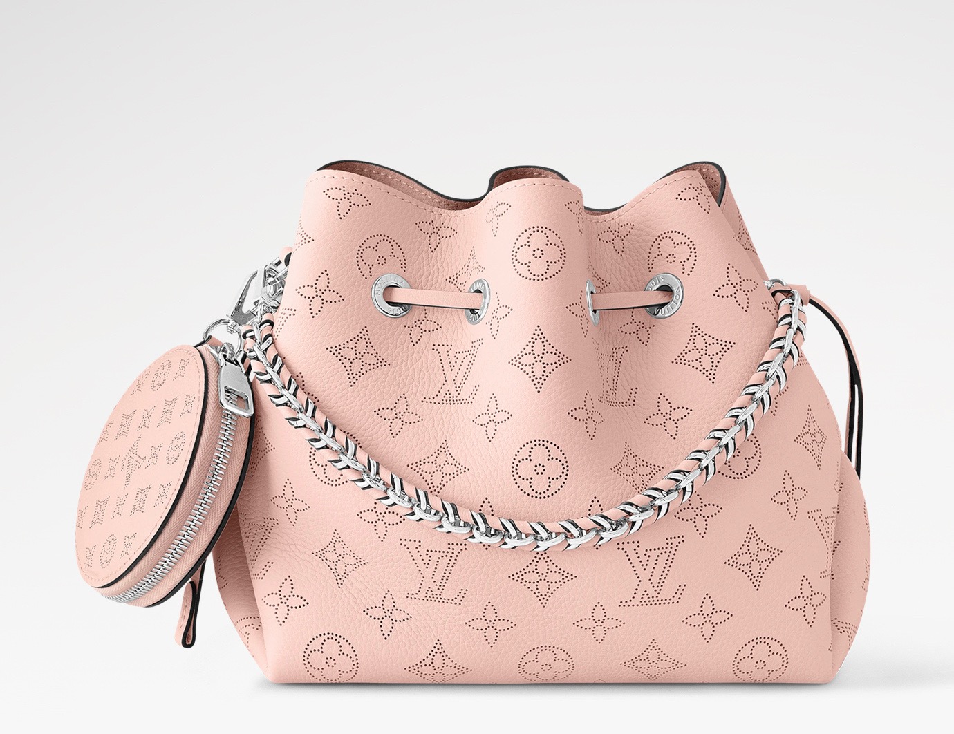 NO:812265,【BELLA handbag】m23195 light pink/hollow,19860909【BELLA 手袋】 m23195 浅粉色/ 镂空,,Bag
