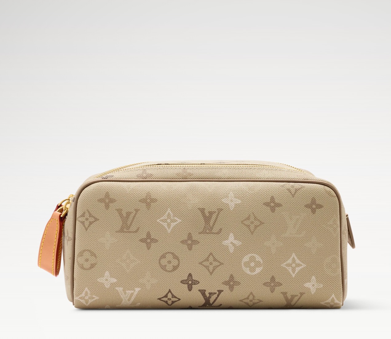 NO:812320,[Do Kit toiletry bag] M29161 apricot/gradient silk screen official website picture,19860909【 Do Kit 盥洗袋】M29161 杏色/渐变丝印 官网图,,Bag