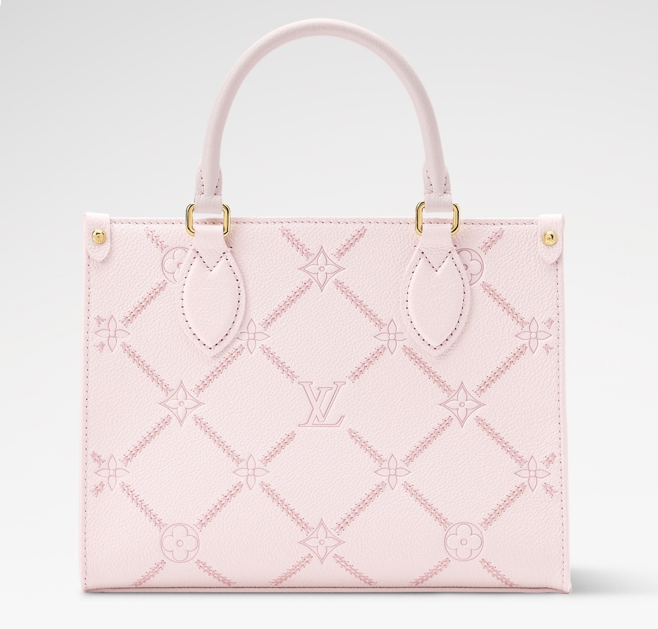 NO:812451,[ONTHEGO small handbag] m28528 pink/embroidery,19860909【ONTHEGO 小号手袋】 m28528 粉色/刺绣,,Bag