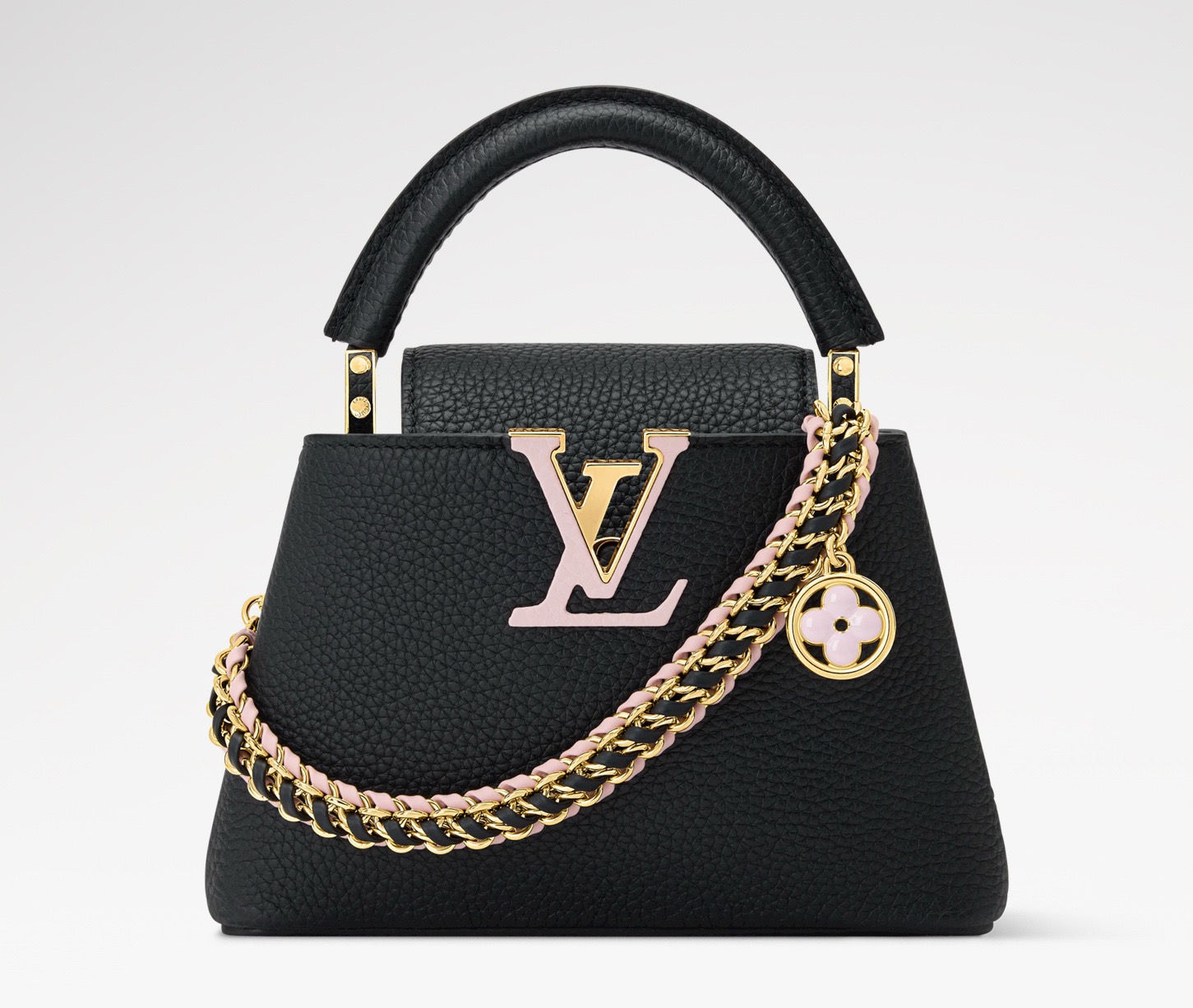 NO:851141,[CAUCINES handbags] m29439 black/pink (woven chain) m29440 gray (woven chain) combination picture,19860909【CAUCINES 手袋】 m29439 黑色/粉色（编织链条）m29440 灰色（编织链条） 组合图,,Bag