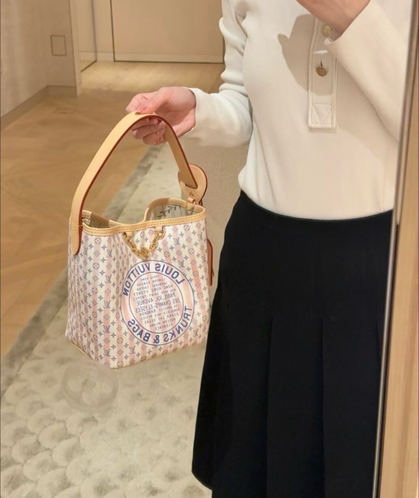 NO:852177,【ALL IN BB handbag】 m29115 summer model picture,19860909【ALL IN BB 手袋】 m29115 夏天 模特图,,Bag