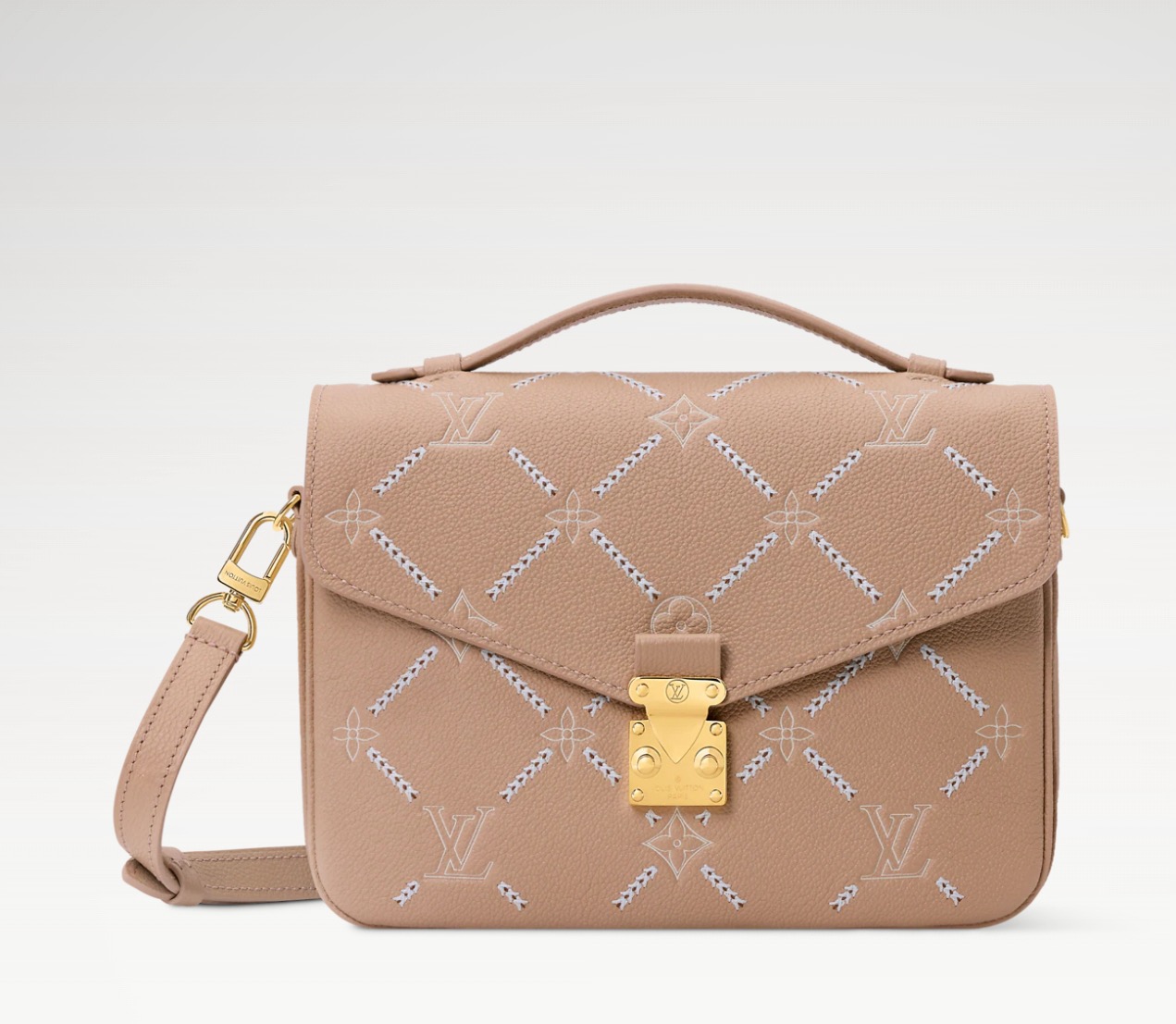 NO:851428,[ochette Metis MM postman handbag] M29497 brown/embroidery,19860909【ochette Metis MM 邮差手袋】M29497 棕色/刺绣,,Bag