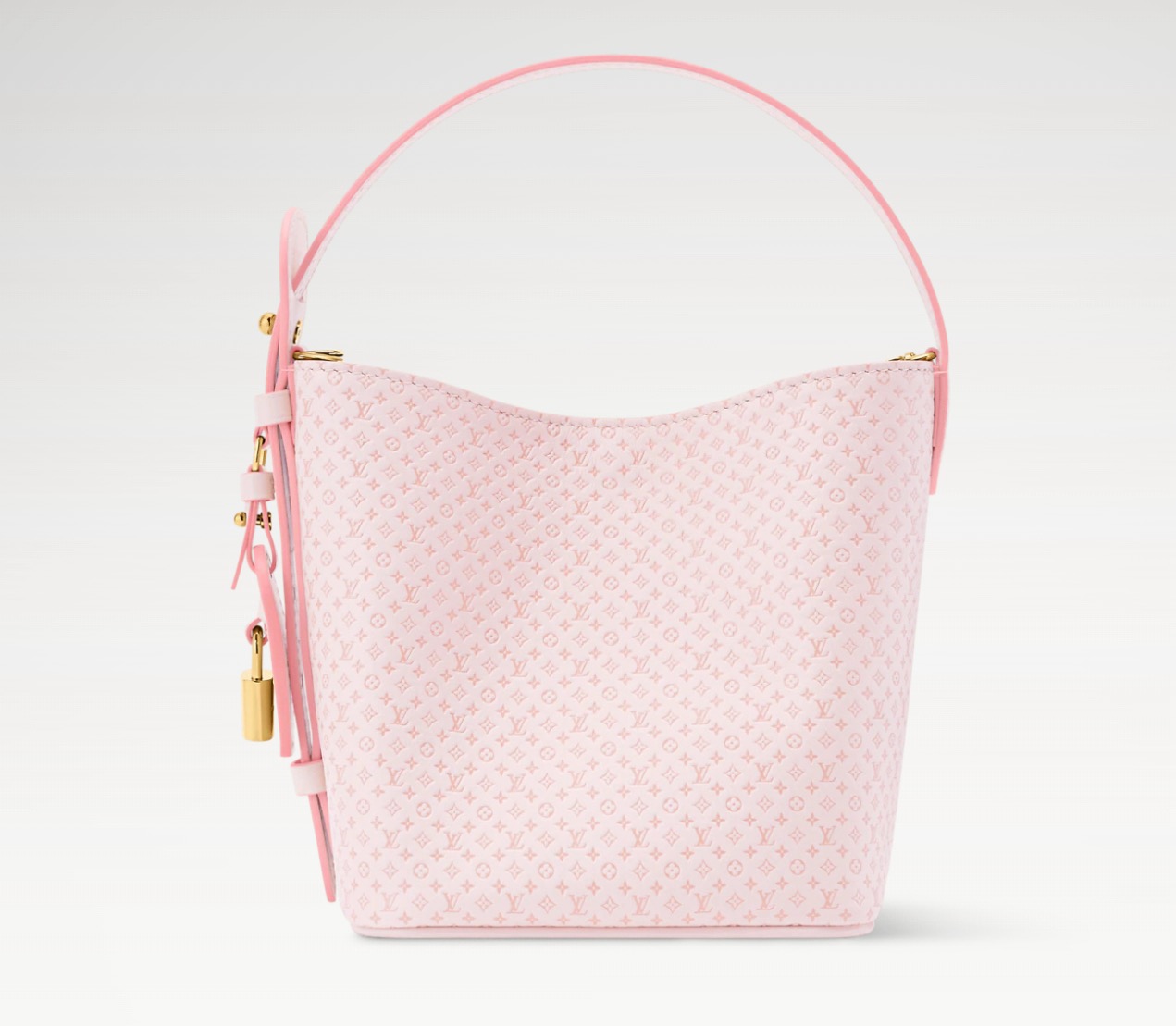 NO:851644,[All in BB Bucket Bag] M28886 Pink M29479 Yellow (Small Letters Embossed) Official Website Picture,19860909【All in BB 水桶手袋】M28886 粉色 M29479 黄色（小字压花） 官网图,,Bag
