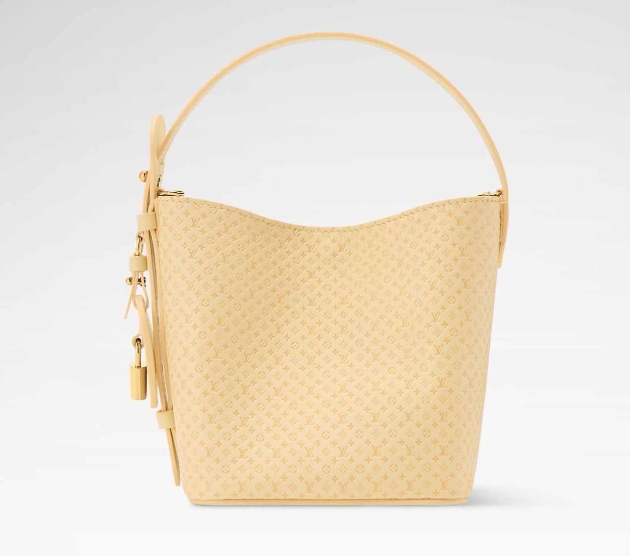 NO:851667,[All in BB Bucket Bag] M28886 Pink M29479 Yellow (Small Letters Embossed) Official Website Picture,19860909【All in BB 水桶手袋】M28886 粉色 M29479 黄色（小字压花） 官网图,,Bag