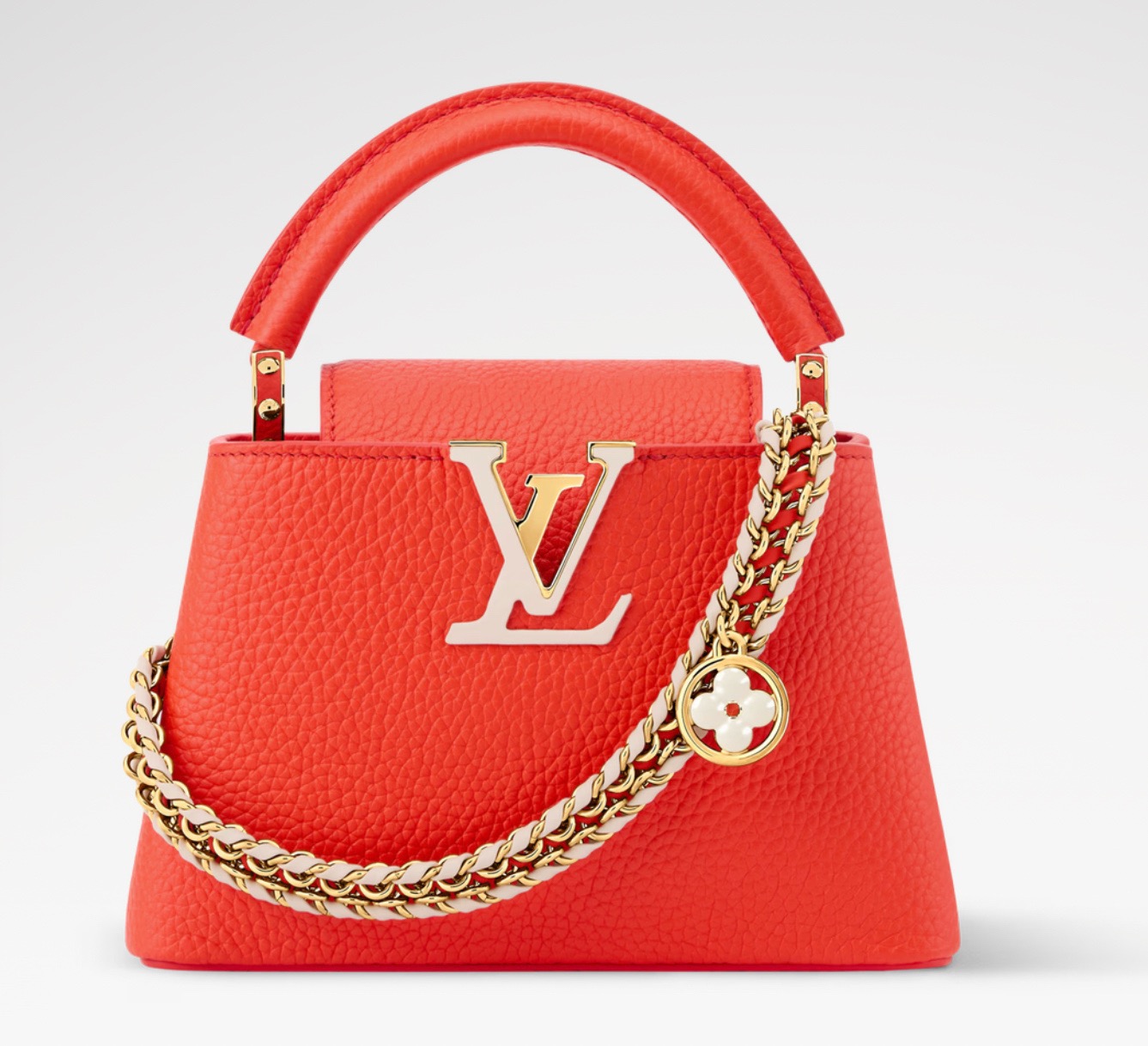 NO:851711,[CAUCINES mini handbag] m29439 black/pink (woven chain) m29440 gray (woven chain) combination picture m28691 bright red/apricot (woven chain) official website picture Dimensions 14 x 21 x 8 cm Dimensions 17 x 27 × 9 cm (length x height x width),19860909【CAUCINES 迷你手袋】 m29439 黑色/粉色（编织链条）m29440 灰色（编织链条） 组合图 m28691 亮红色/杏色（编织链条） 官网图 尺寸14 x 21 x 8 厘米 尺寸17 x 27 × 9 厘米 (长度 x 高 x 宽),,Bag
