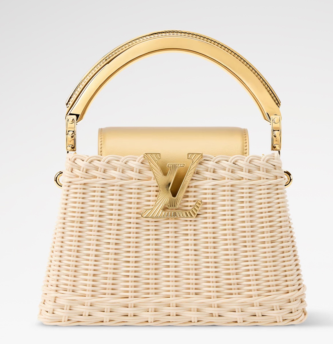 NO:852059,[Caucines handbag] m28544 woven/gold official website picture,19860909【Caucines 手袋】 m28544 编织/ 金色 官网图,,Bag