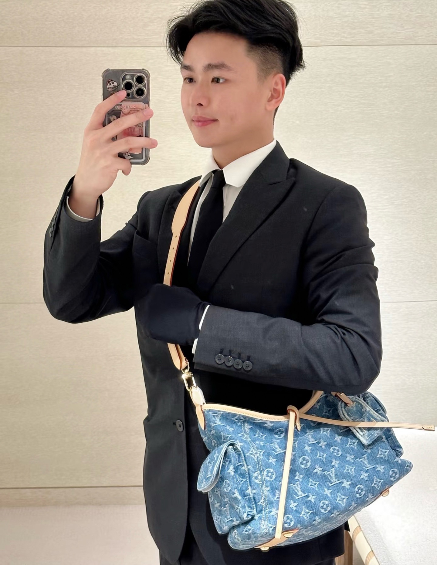 NO:879676,【CARRYALL CARGO small handbag】M28287 blue/denim,19860909【CARRYALL CARGO 小号手袋】M28287 蓝色/ 牛仔,,Bag
