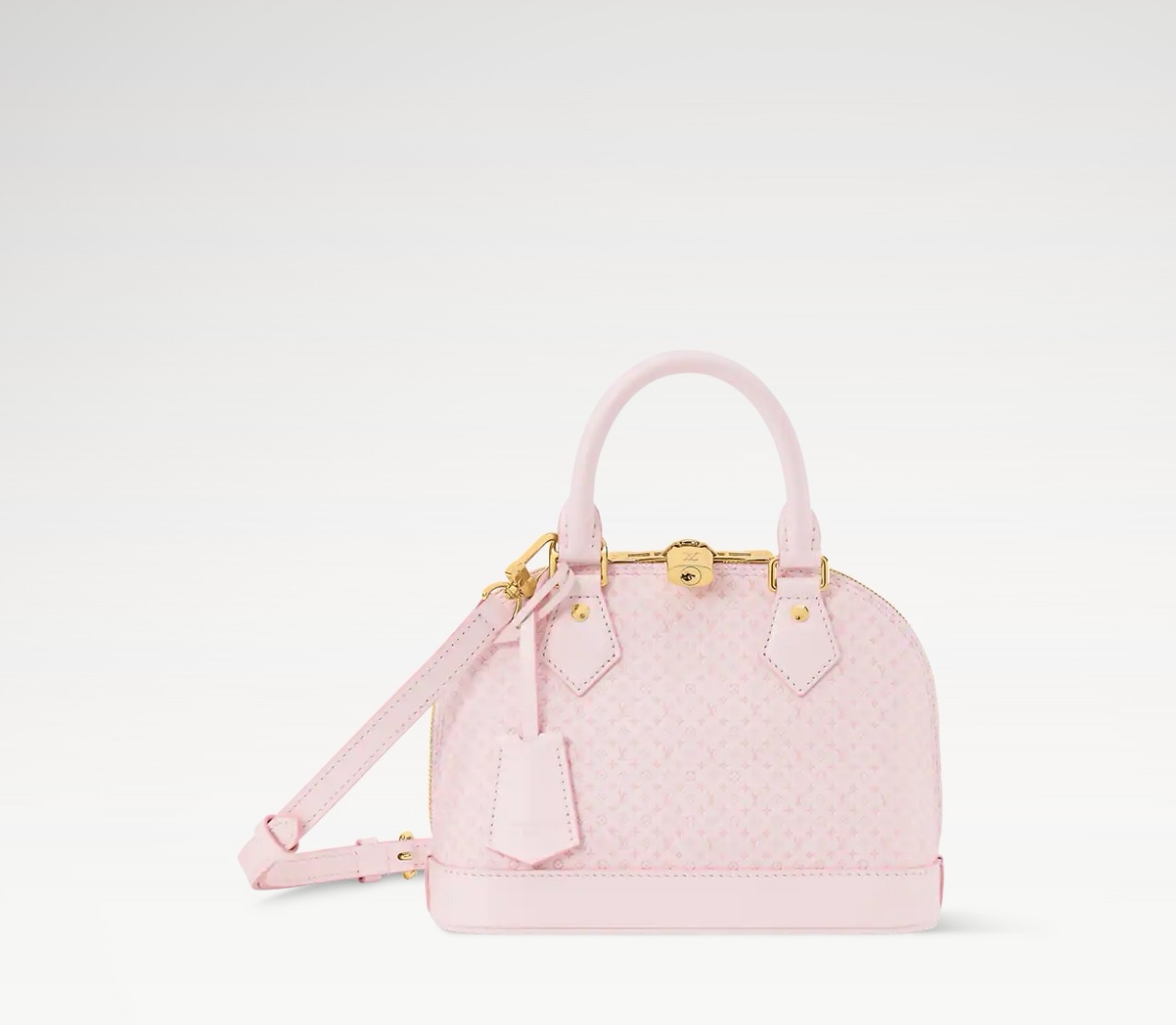 NO:879726,[Alma BB handbag] M29416 pink 29491 brown (small embossed) steel hardware,19860909【Alma BB 手袋】M29416粉色 29491棕色（小字压花）钢五金,,Bag