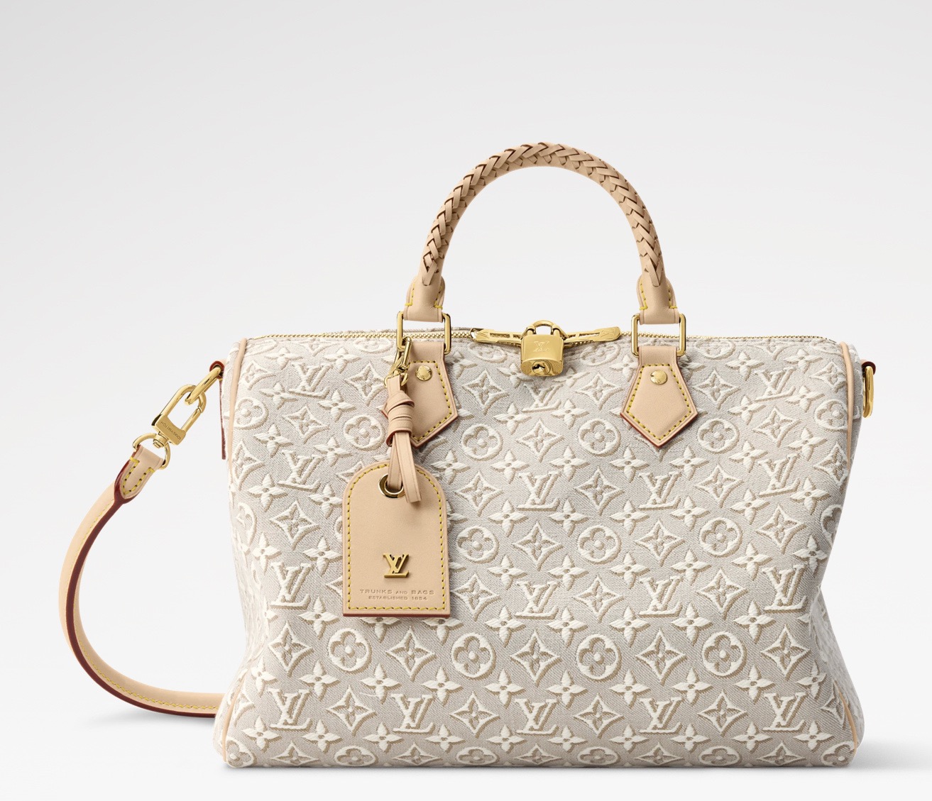 NO:879758,【SEEDY SOFT 30 handbag】 M28479 white/jacquard,19860909【SEEDY SOFT 30 手袋】 M28479 白色/提花,,Bag