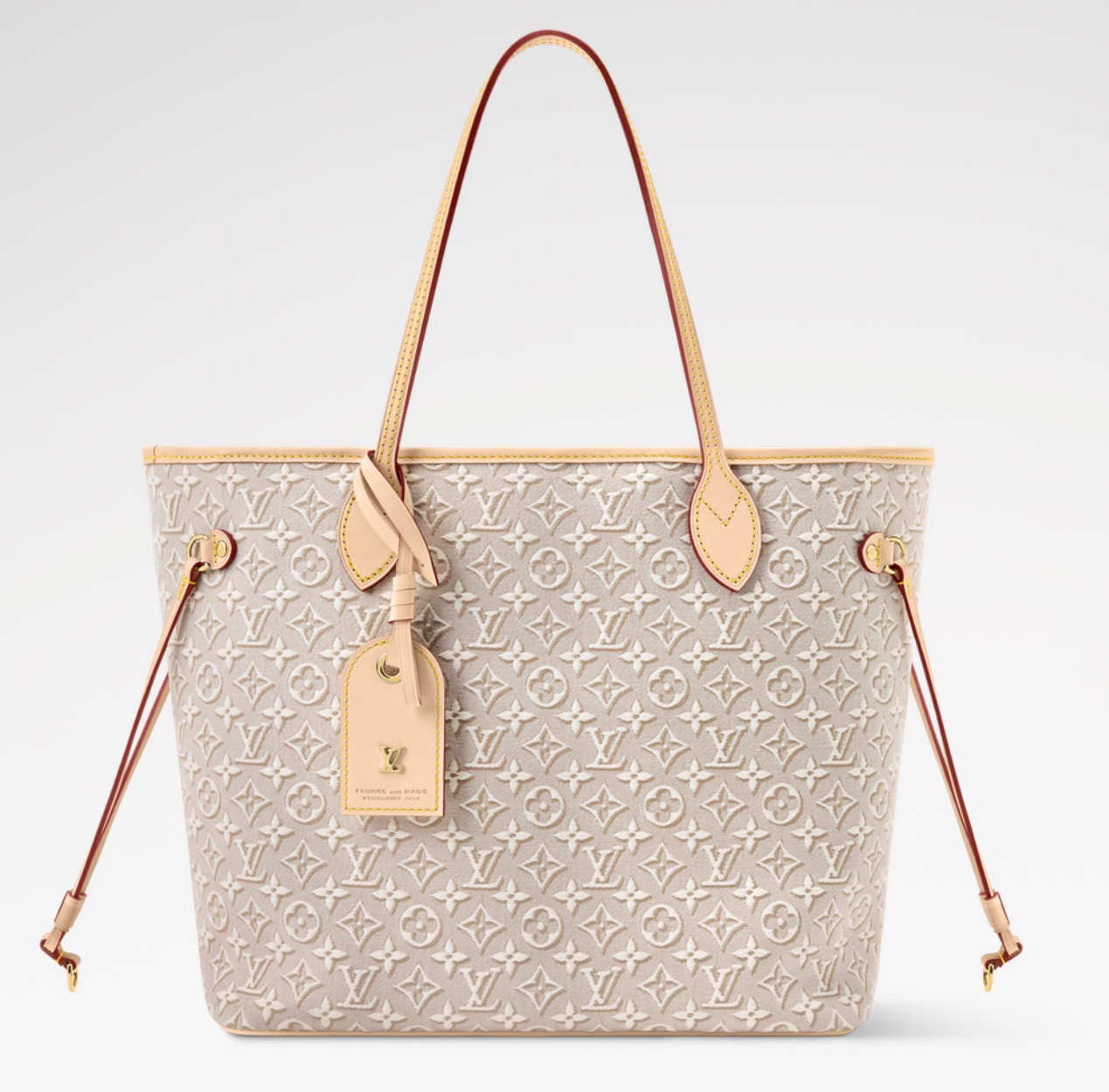 NO:894383,【Neverfull MM handbag】M2A381 white/jacquard,19860909【Neverfull MM 手袋】M2A381 白色/提花,,Bag