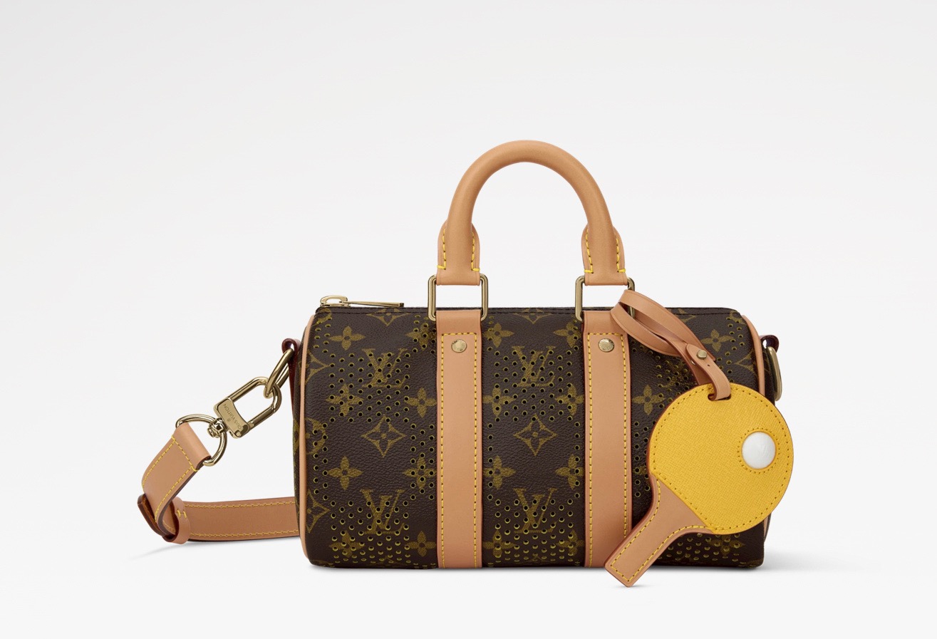NO:894241,[KEEALL BANDOULIRE 25 Handbag] M29296 Presbyopia/Yellow (Hollow) Official website picture,19860909【KEEALL BANDOULIRE 25 手袋】M29296 老花/黄色（镂空） 官网图,,Bag