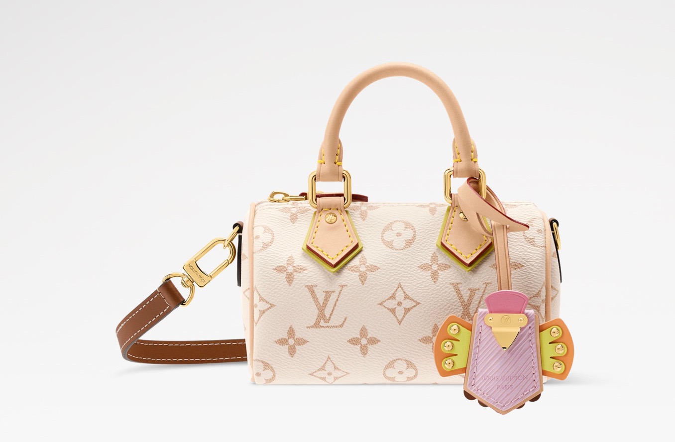 NO:919715,【NANO SEEDY handbag】M29781 sand dune color/color matching,19860909【NANO SEEDY 手袋】M29781 沙丘色/拼色,,Bag