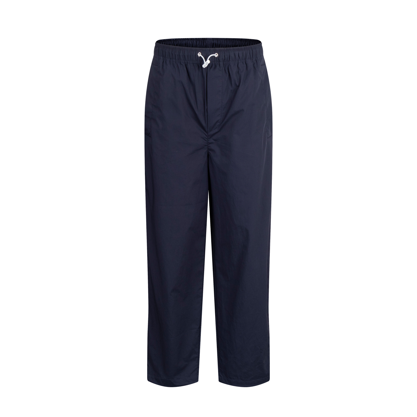 【Suministro exclusivo】 Pantalones de algodón popelina con logo Guc (azul marino) La tela utiliza fibra de algodón con u…