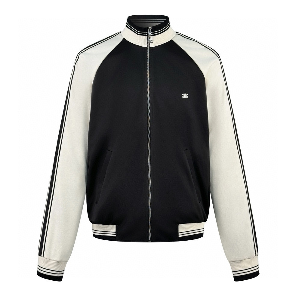 【供应独家】 Chaqueta bordada Celine Arc de Triomphe. Comprada originalmente por 14,000 para desarrollo. La tela utiliza saté…