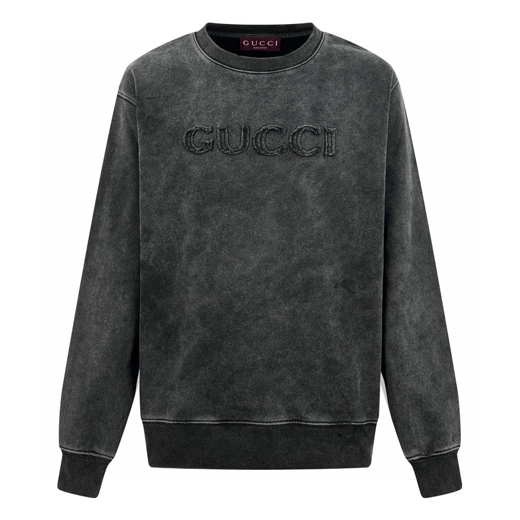 【Suministro exclusivo】 Sudadera con cuello redondo y letras de parche Guc. Compra original por 9.900 para desarrollo. L…