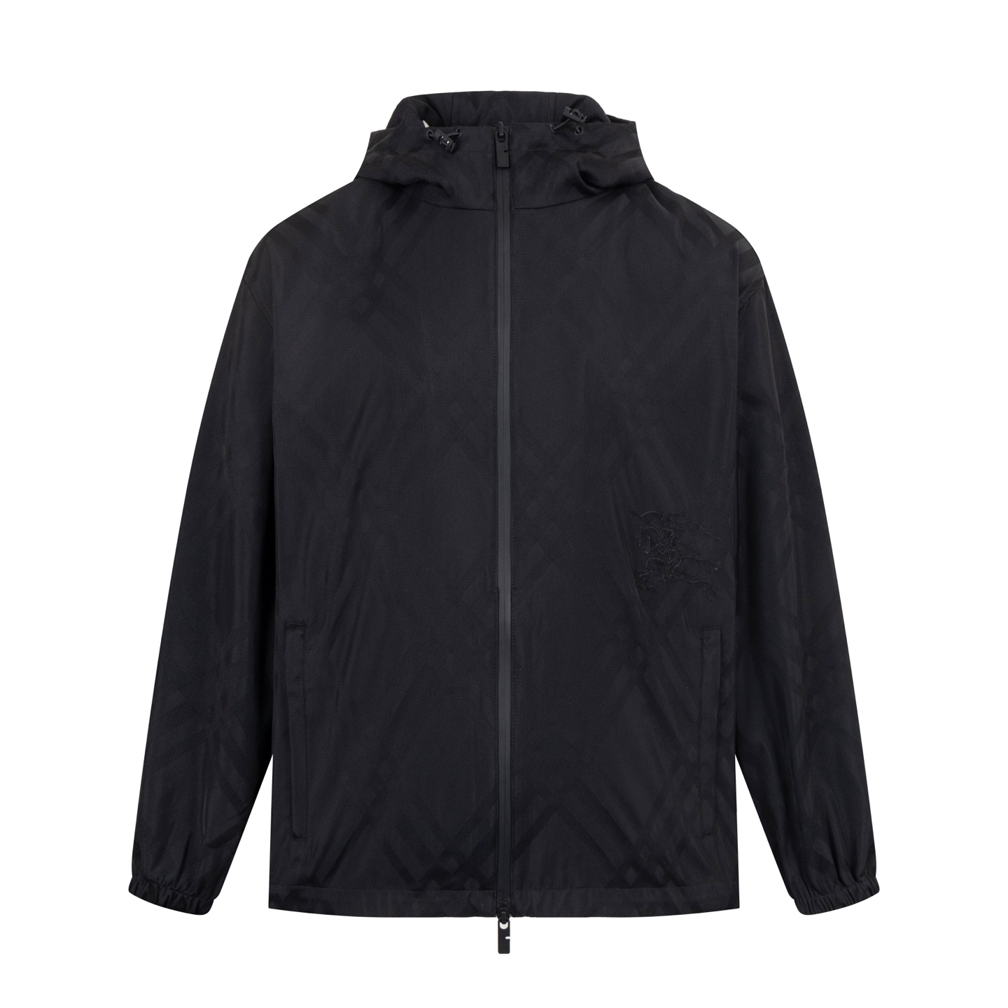 [Suministro exclusivo] Chaqueta con capucha a cuadros de sarga BBR War Horse La tela está hecha de nailon como base y e…