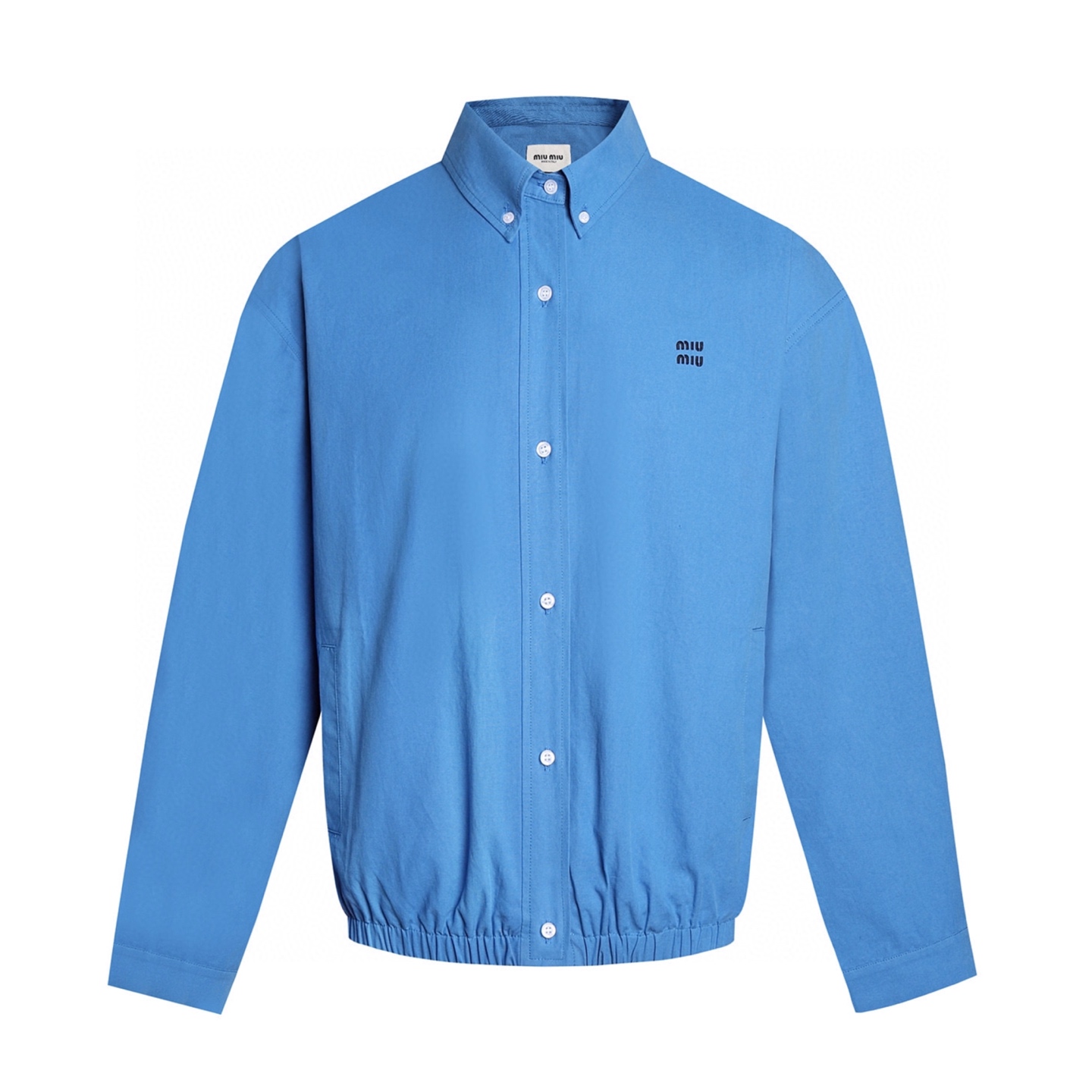 【Suministro exclusivo】 Chaqueta con cuello y logotipo MiuMiu. Original comprado por 20.300 para desarrollo. La tela uti…