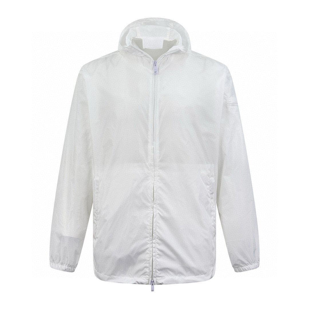 [Suministro exclusivo] Chaqueta funcional de nailon regenerado Pra (blanca). La compra original fue de 16.700 RMB y se …