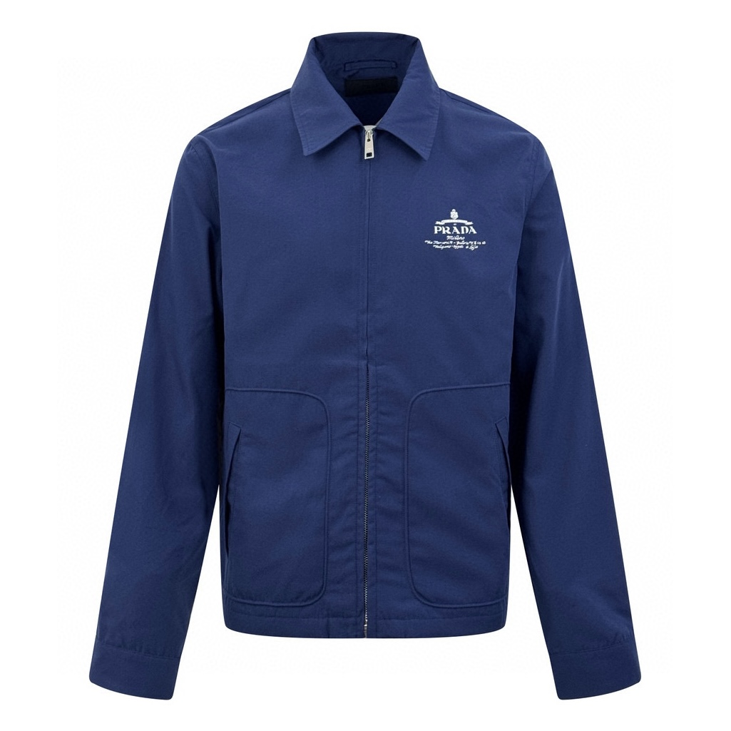 [Suministro exclusivo] Chaqueta con solapa con logo desgastado Pra 25FW. Compra original y desarrollo por 17.800. La te…