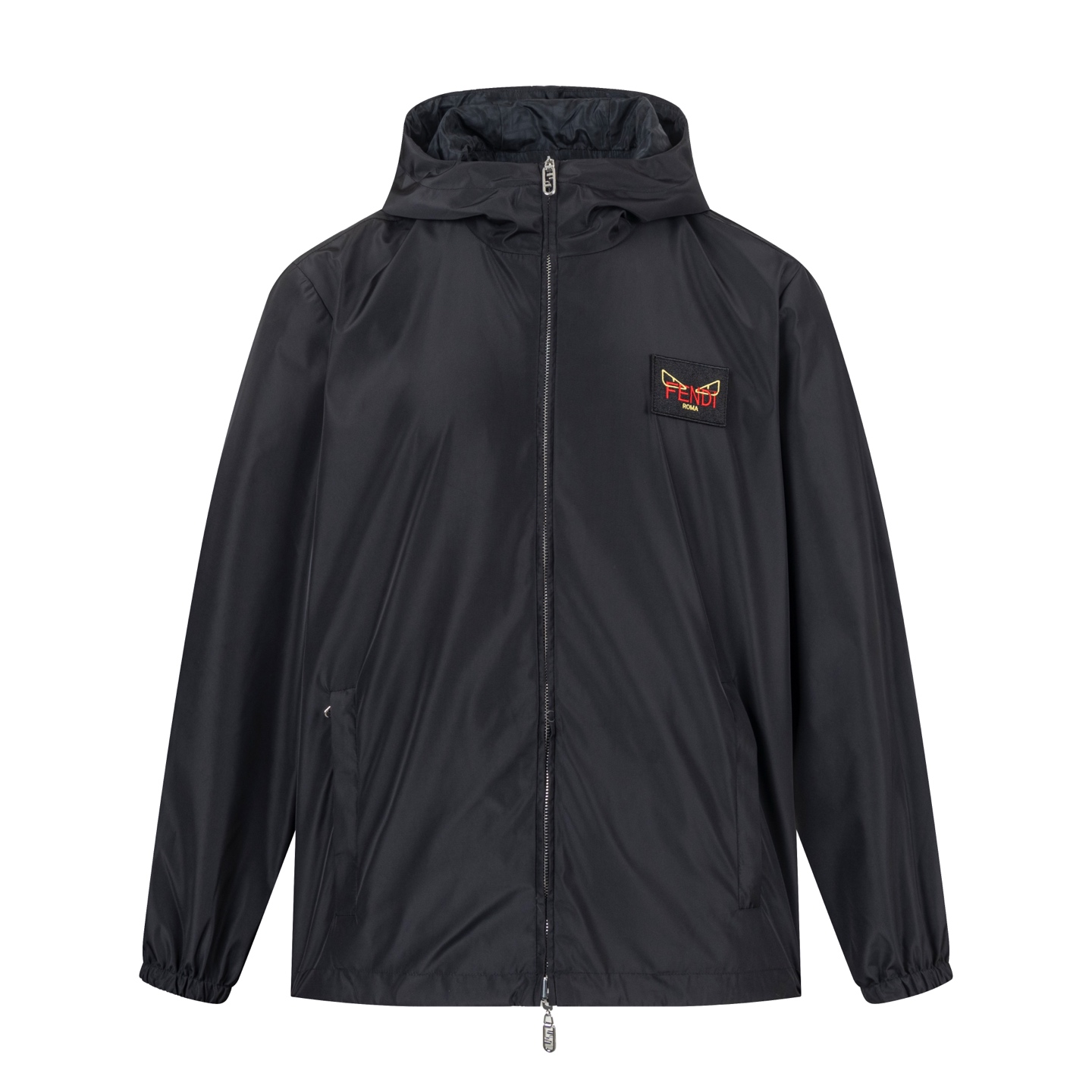【Suministro exclusivo】 FD Chaqueta reversible con estampado de ojos de monstruo y logotipo antiguo. La tela utiliza 100…