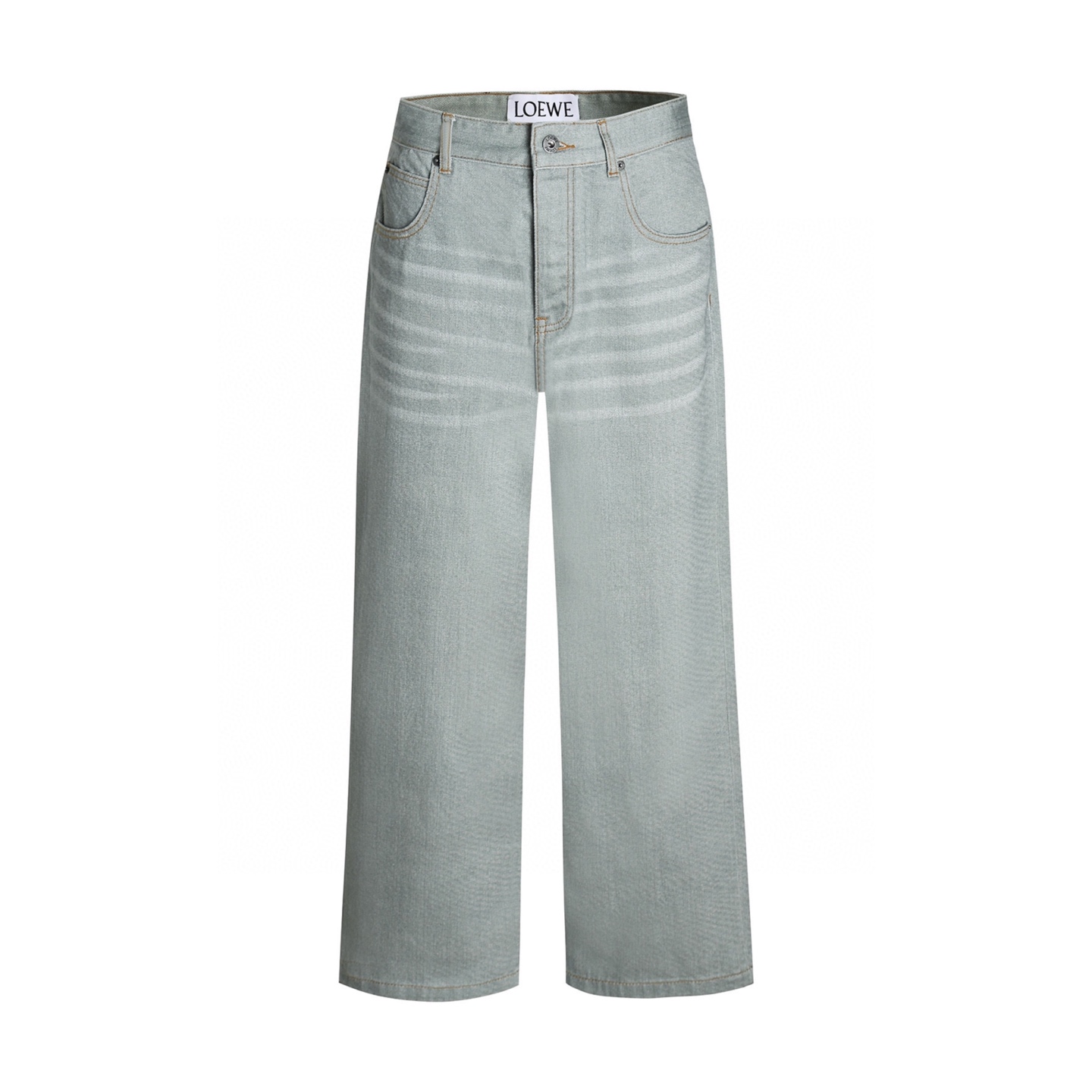 🅿️260 【Exclusivo】 Vaqueros Loewe con efecto desgastado por el sol. Original comprado por 7,800. La tela es una mezclil…