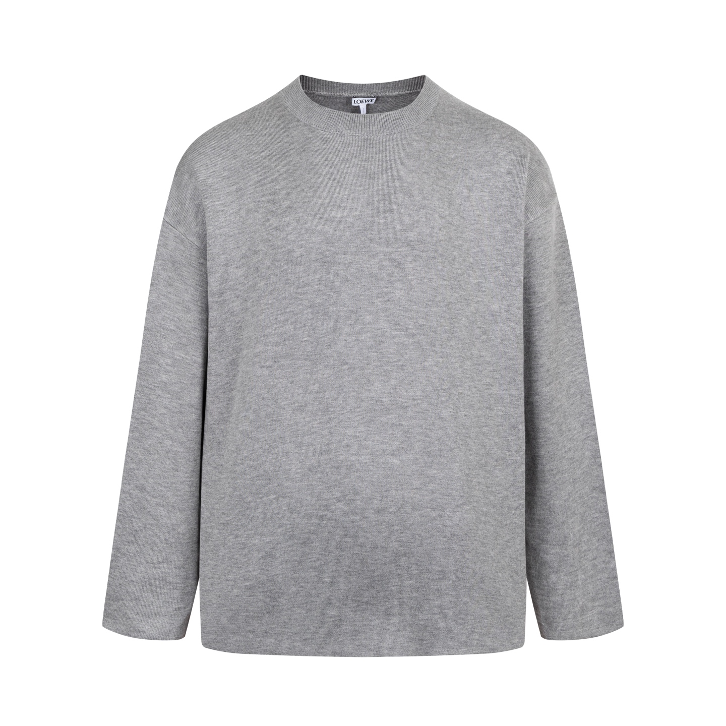 🅿️280 【Exclusivo】 Jersey Loewe Anagram con relieve y parche gris. Tejido con lana de alta calidad, con una textura fin…