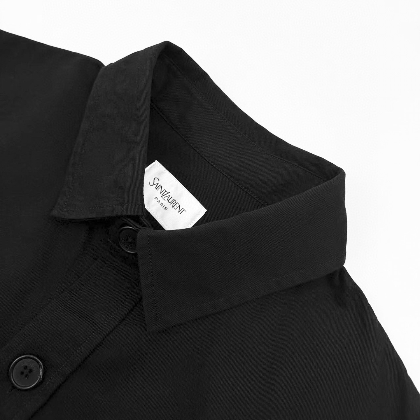 Saint Laurent YSL 圣罗兰刺绣排扣衬衫外套