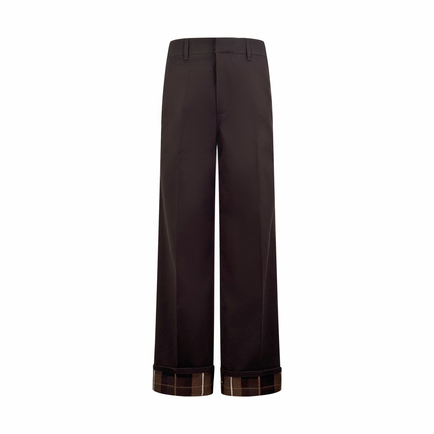 P225 1v 26SS Pantalón casual antipiernas a cuadros con logo bordado. Compra original y desarrollo por 11.400. La tela e…
