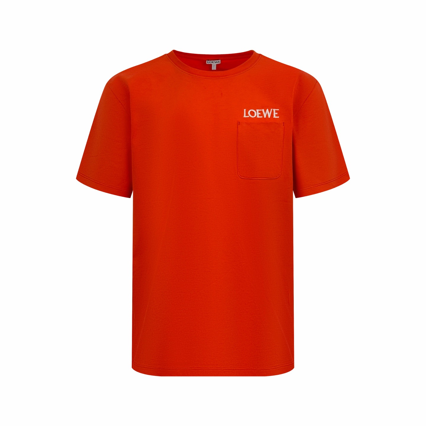 Loewe Loewe 26SS 口袋字母刺绣短袖橙色