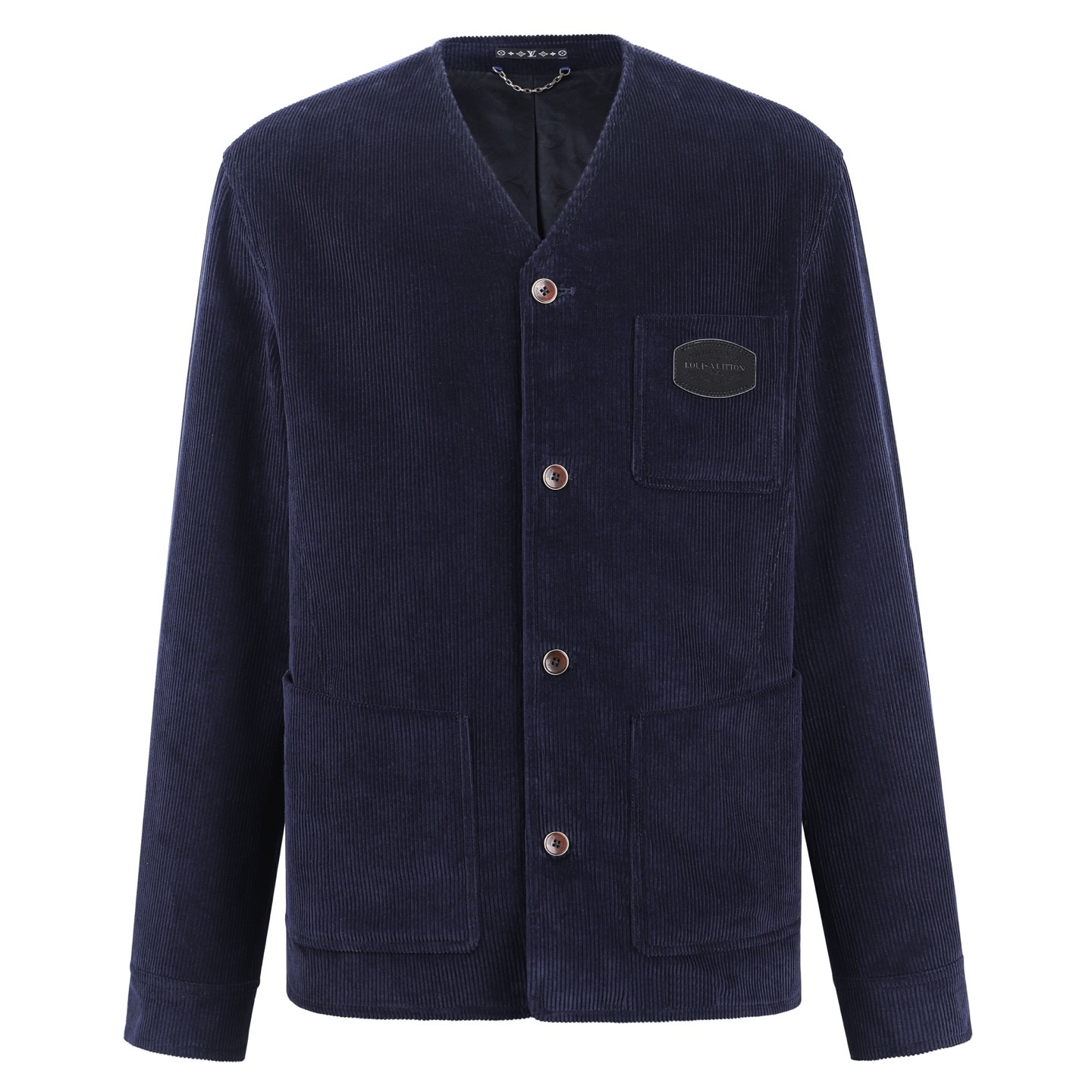 P320 Chaqueta de pana con cuello en V y costuras presbicia en el codo 1v 25SS. La versión original fue comprada y desar…