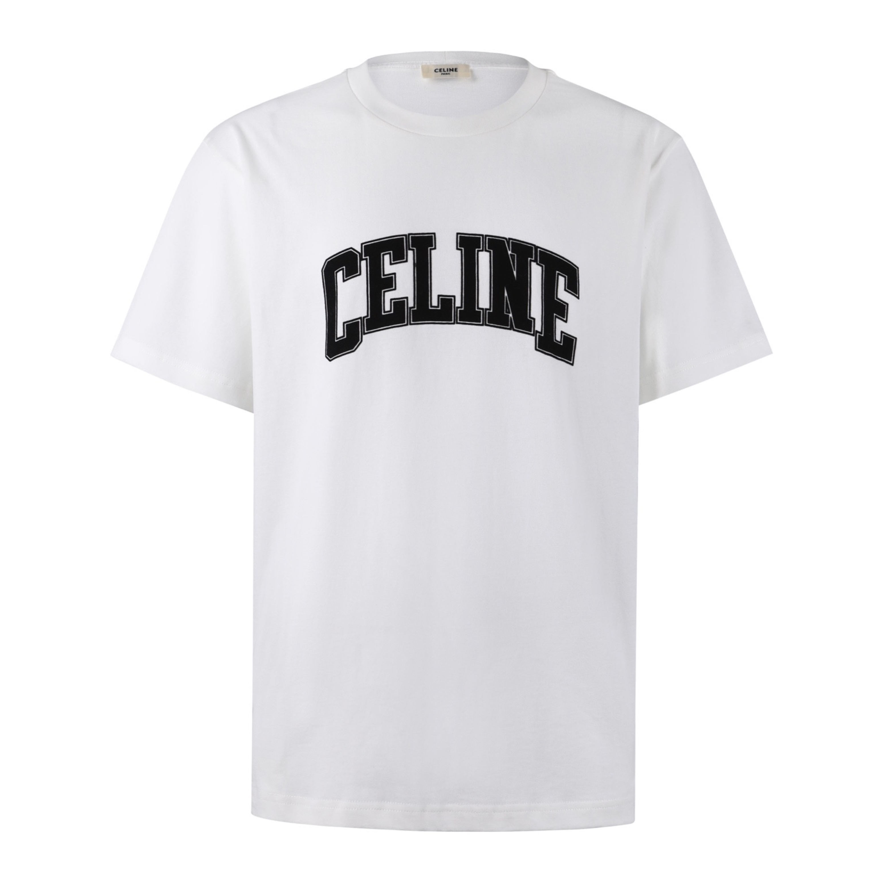Celine Celine 25FW 植绒印花字母短袖